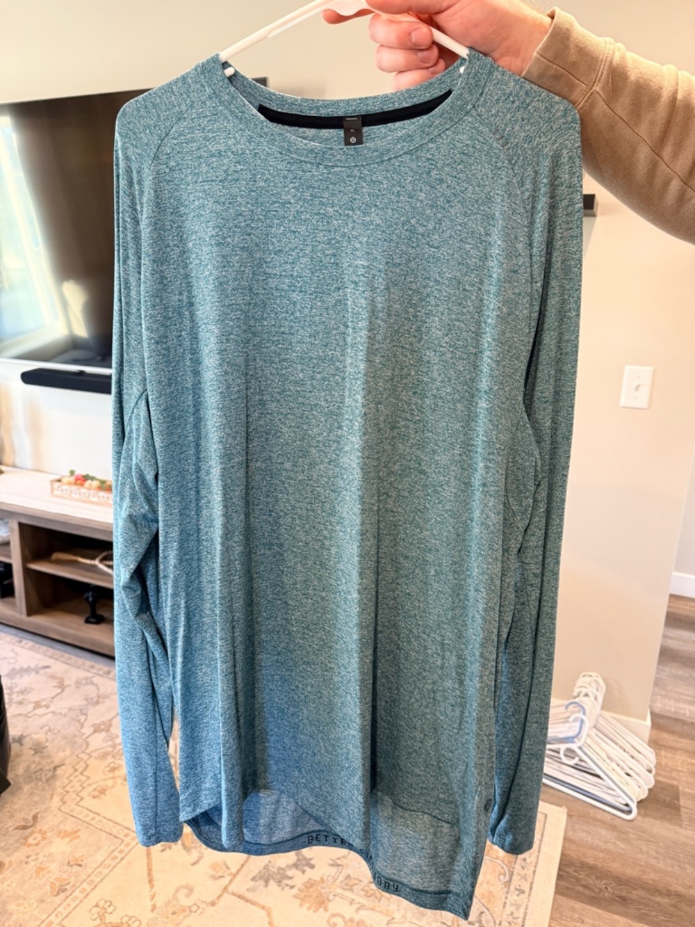 lululemon athletica Men's Short Sleeve Tee in Heather Teal